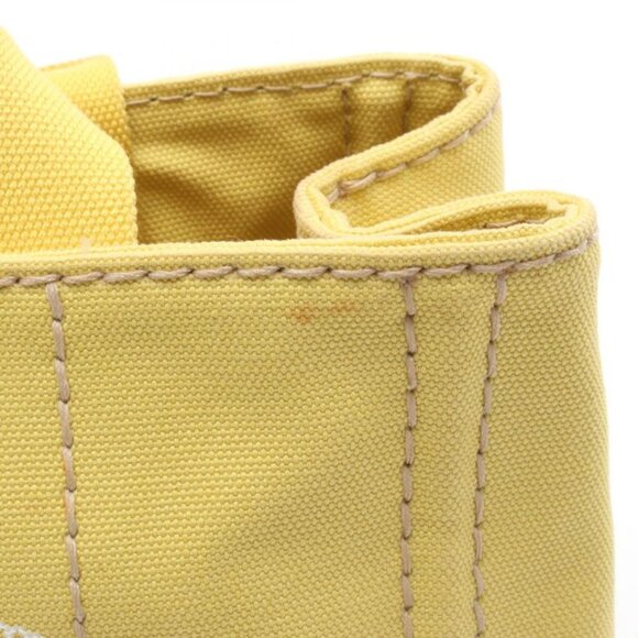 Prada Tote Bag Canapa Mini Bn2439 Yellow Canvas Canapa Tote - Picture 10 of 10